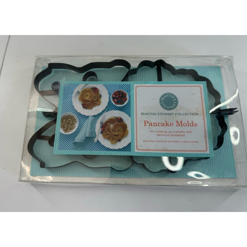 Martha Stewart Butterfly & Flower Pancake Molds - NEW
